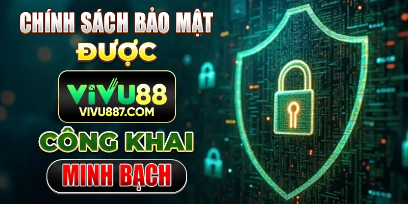 Chính sách bảo mật được vivu88 công khai minh bạch